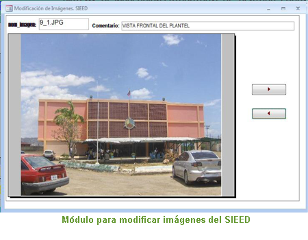 M&oacute;dulo para modificar im&aacute;genes del SIEED